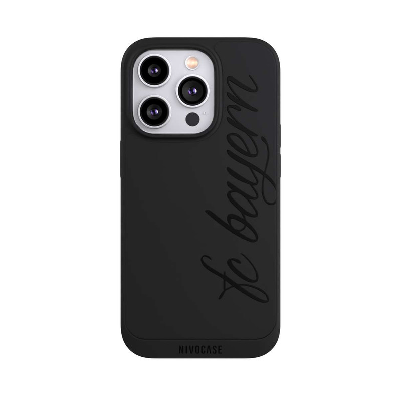 iPhone 14 Pro NIVOpure Black FCB Girlmotiv - transparent
