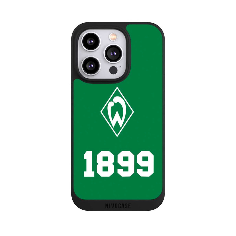 iPhone 14 Pro NIVOpure 1899 Grün-Weiß Lebenslang Grün - Werder Bremen