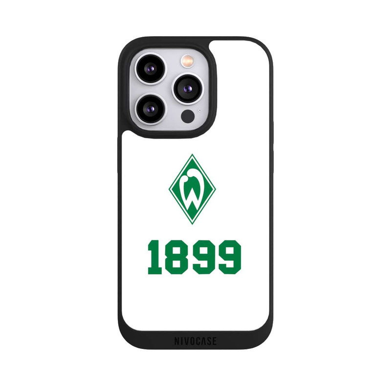 iPhone 14 Pro NIVOpure 1899 Grün-Weiß Lebenslang Weiss - Werder Bremen
