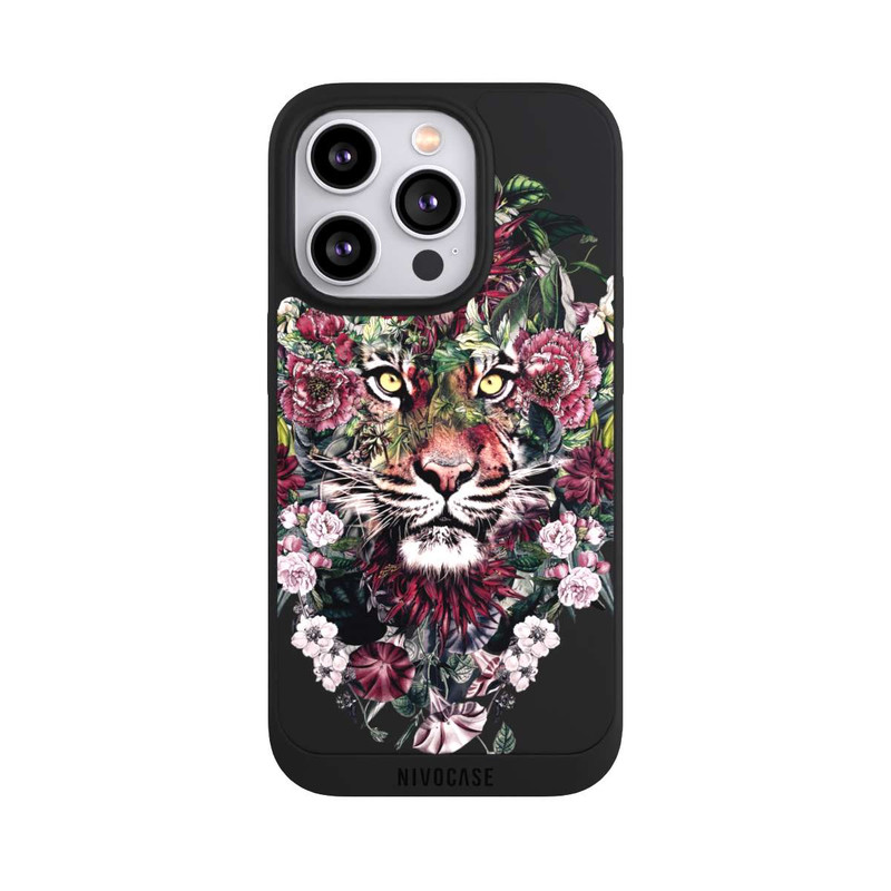 iPhone 14 Pro NIVOpure Floral Tiger transparent