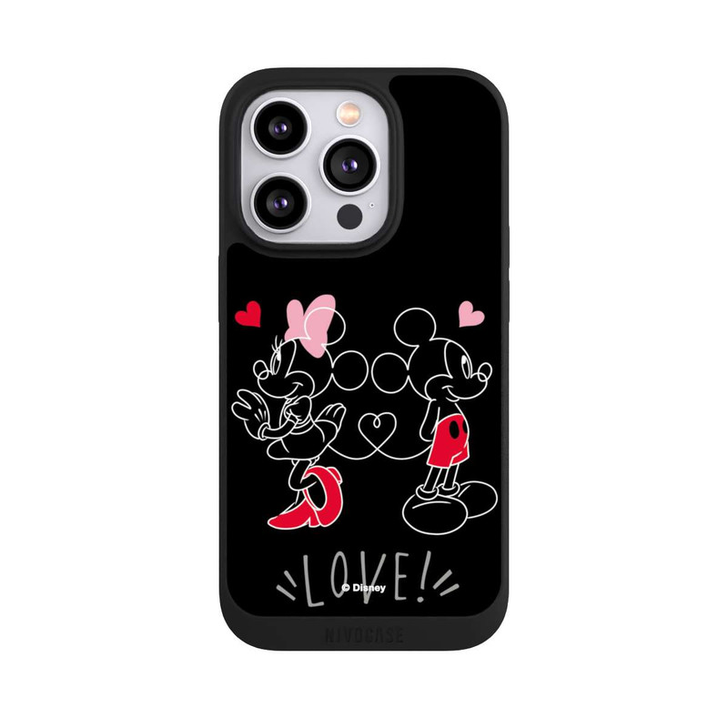 iPhone 14 Pro NIVOpure Souris amoureuse noire