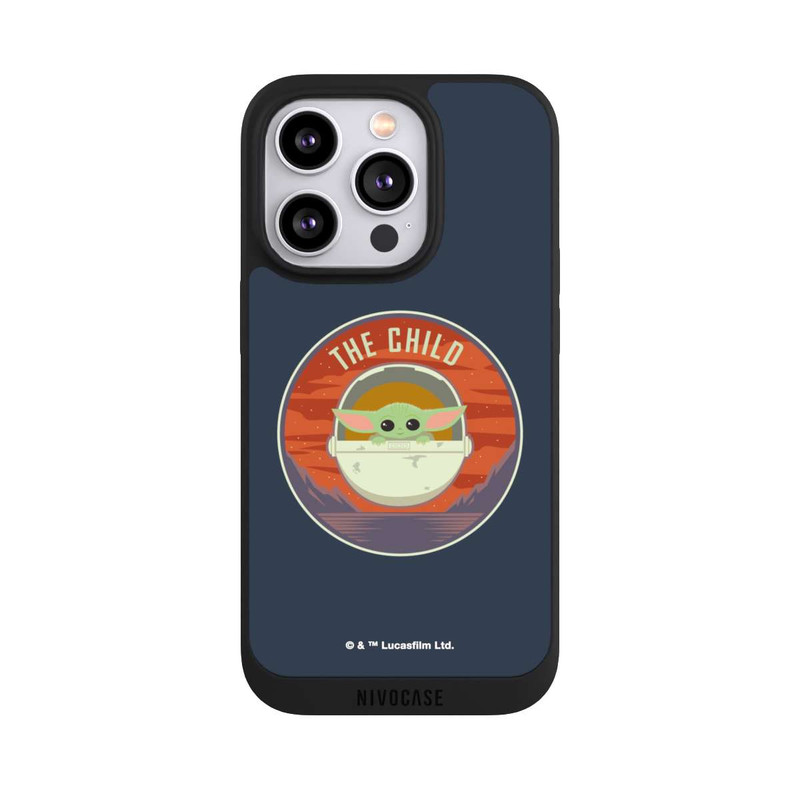 iPhone 14 Pro NIVOpure The Child Badge bleu