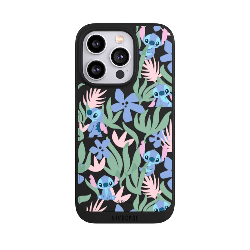 iPhone 14 Pro NIVOpure Floral Pattern Stitch Transparent