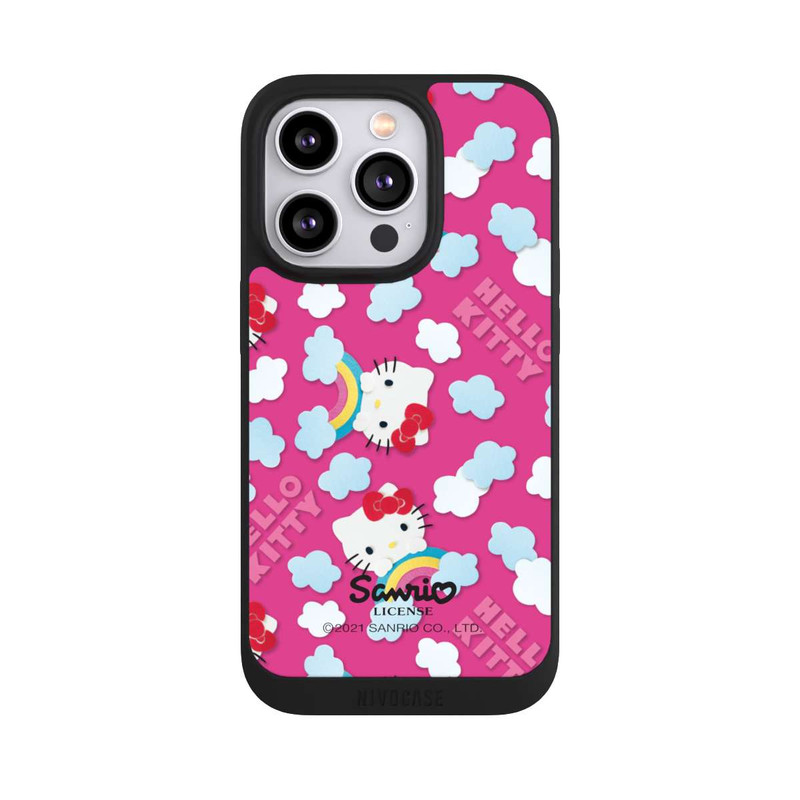 iPhone 14 Pro NIVOpure Hello Kitty Regenbogenmuster