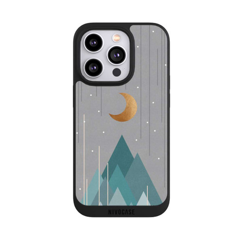 Apple iPhone 14 Pro NIVOpure Lune et montagnes Vert menthe