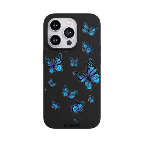 Apple iPhone 14 Pro NIVOpure Schmetterlingmuster Transparent