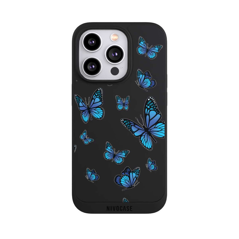 iPhone 14 Pro NIVOpure Butterfly Pattern Transparent