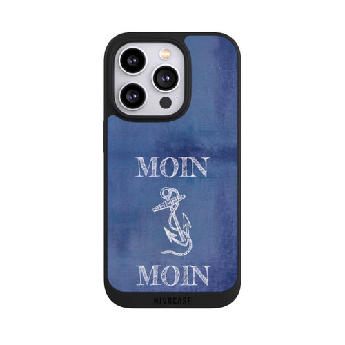 Apple iPhone 14 Pro NIVOpure Moin Anker grunge blau