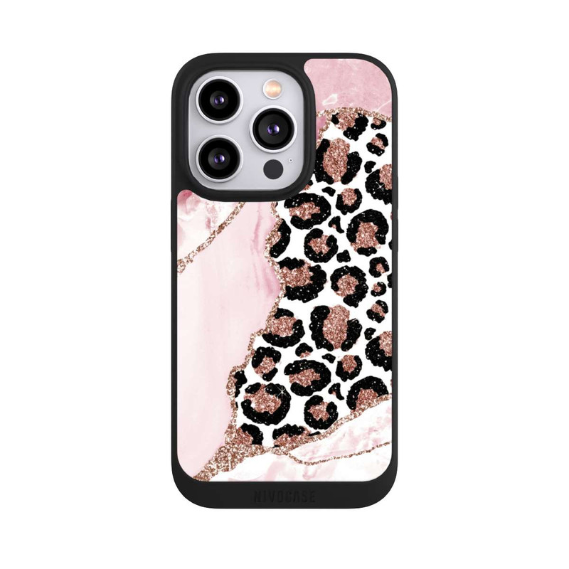 iPhone 14 Pro NIVOpure Motifs et textures rose lisse