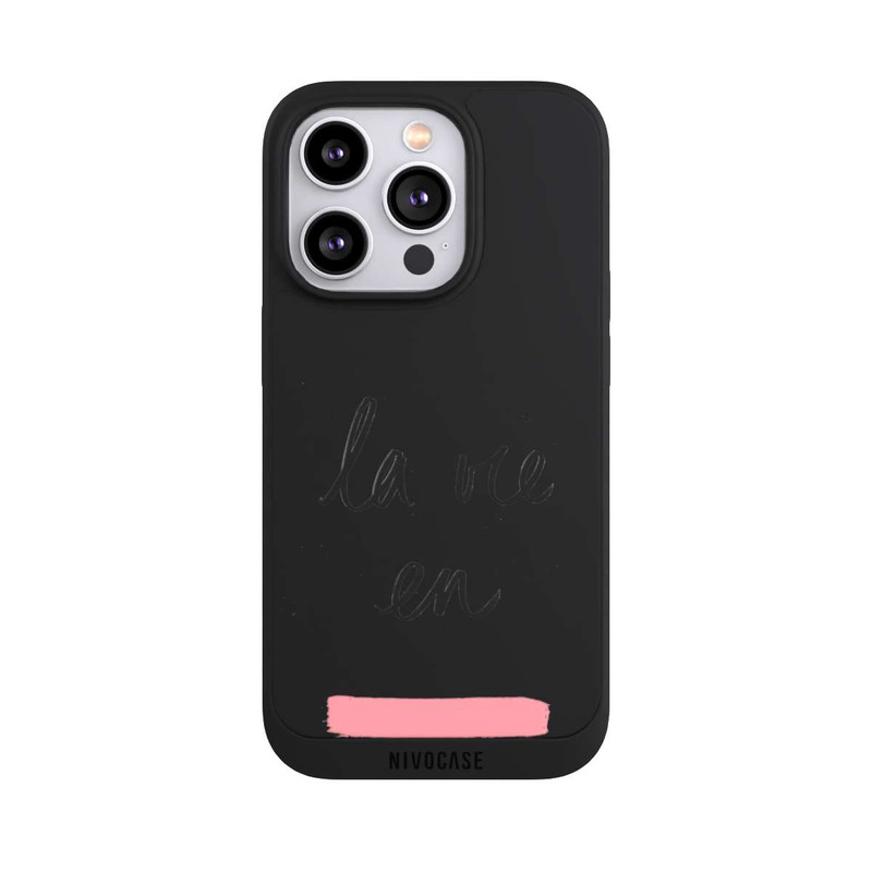 iPhone 14 Pro NIVOpure La vie en Rosa Transparent