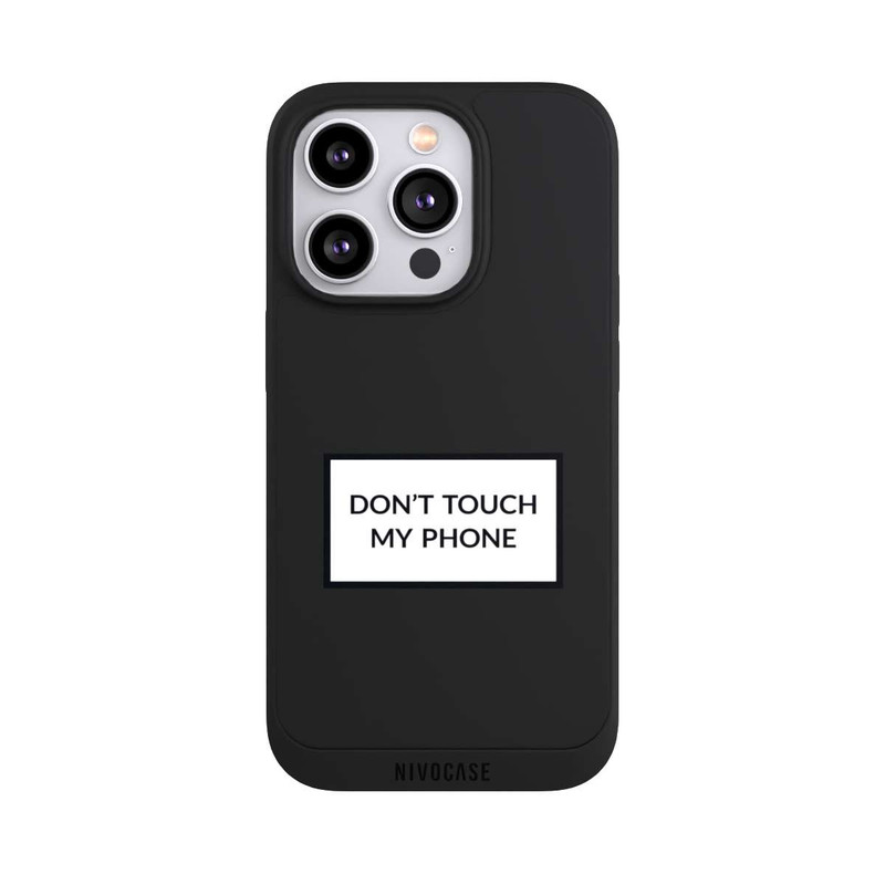 iPhone 14 Pro NIVOpure Do Not Touch My Phone Transparent