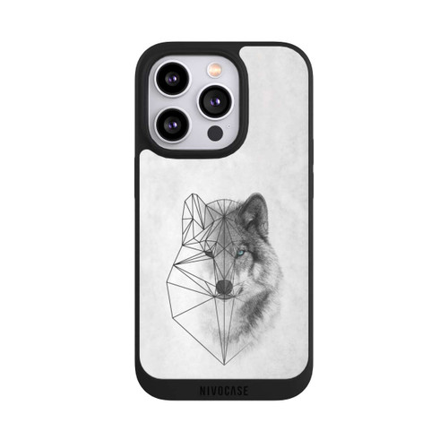 Apple iPhone 14 Pro NIVOpure Polygonaler Wolf