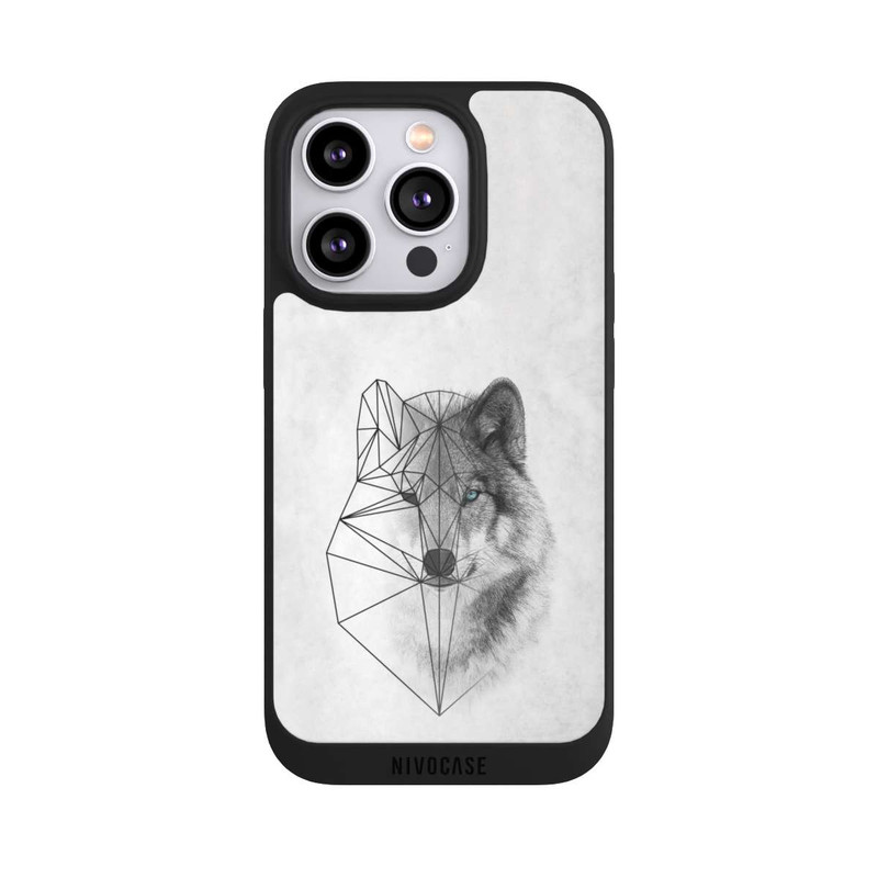 iPhone 14 Pro NIVOpure Polygonaler Wolf