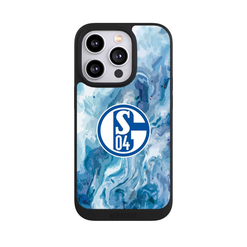 iPhone 14 Pro NIVOpure Schalke 04 Flüssig Blau