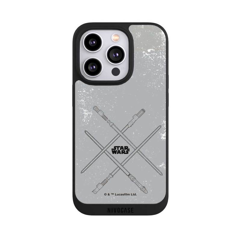 iPhone 14 Pro NIVOpure Lichtschwerter Grau