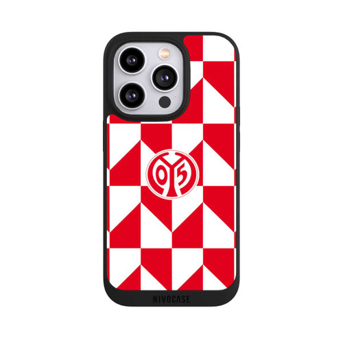 Apple iPhone 14 Pro NIVOpure Mainz 05-Rotes Muster