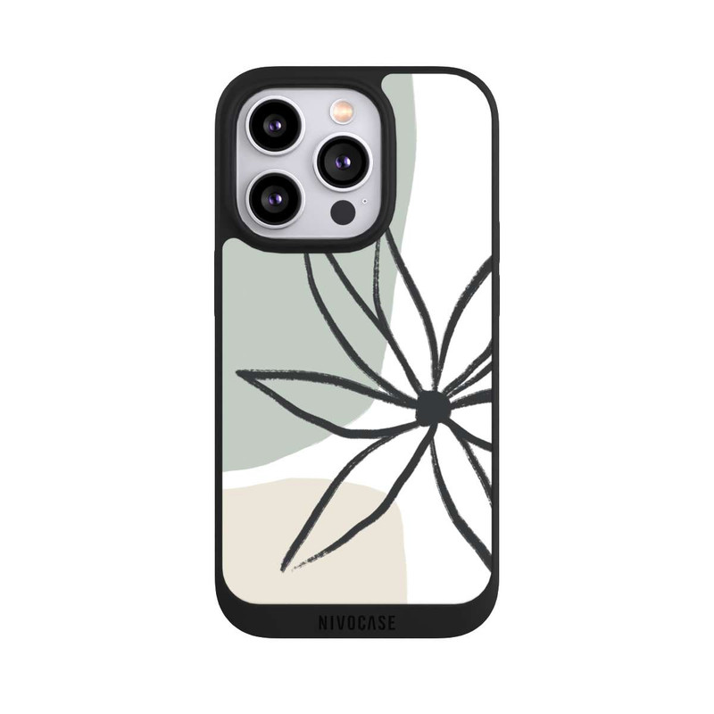 iPhone 14 Pro NIVOpure Flower Mint and Cream 