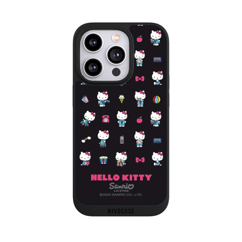 iPhone 14 Pro NIVOpure Hello Kitty 90s noir