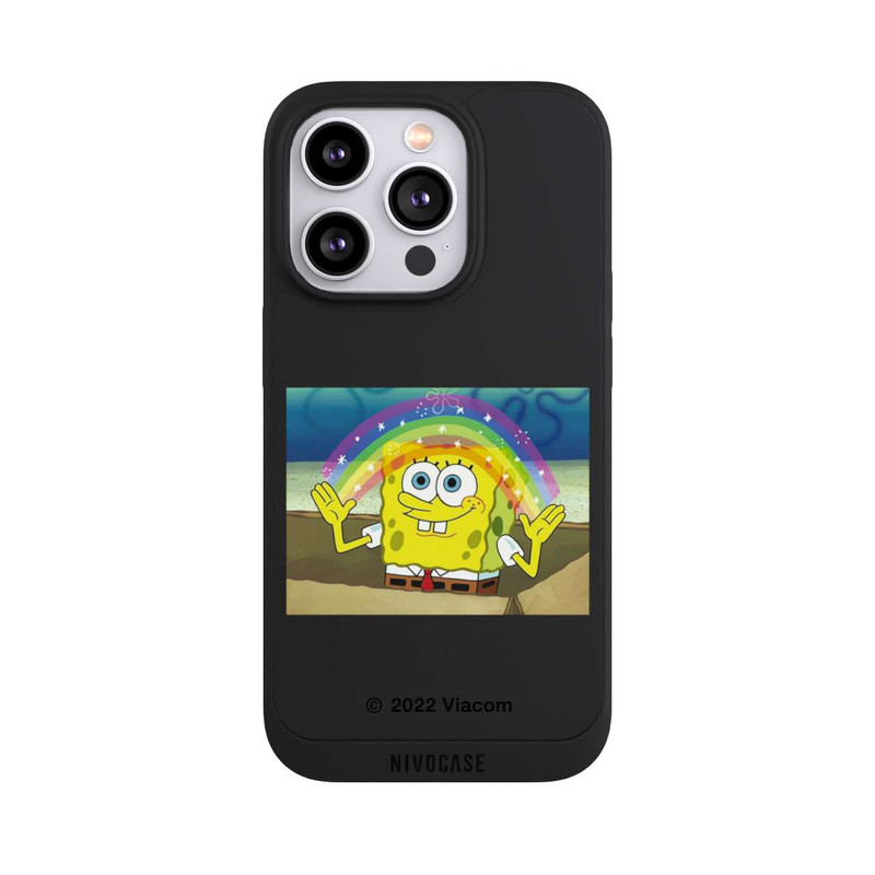 iPhone 14 Pro NIVOpure Spongebob - Regenbogen Meme transparent