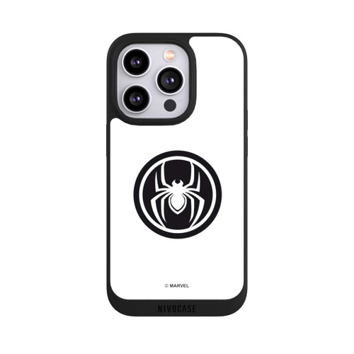 Apple iPhone 14 Pro NIVOpure Spider-Man Spider Logo White