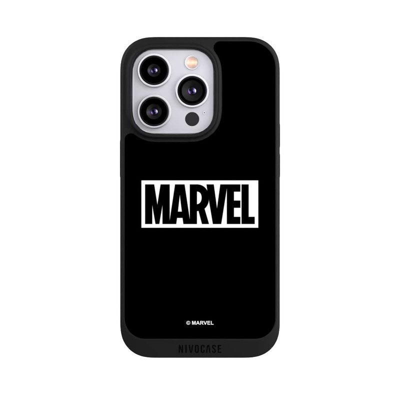 iPhone 14 Pro NIVOpure Marvel Logo Black