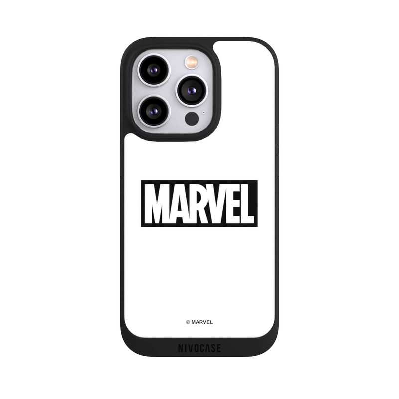 iPhone 14 Pro NIVOpure Marvel Logo White