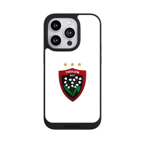Apple iPhone 14 Pro NIVOpure Logo RC Toulonnais Blanc