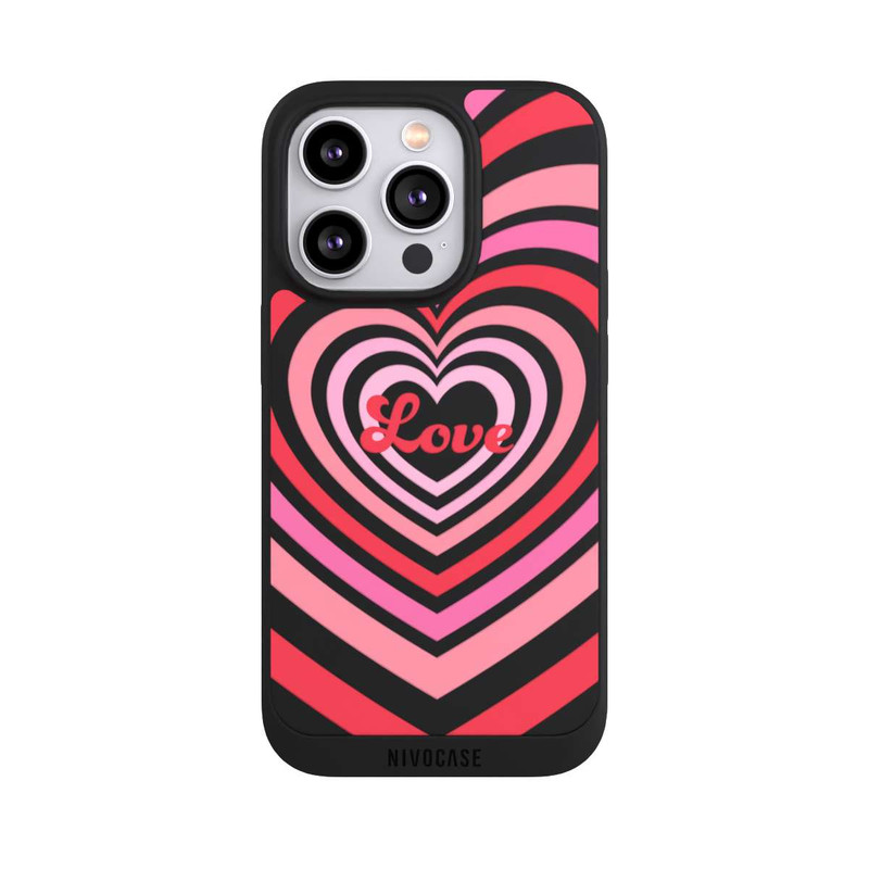 iPhone 14 Pro NIVOpure Amour, nuances rouges