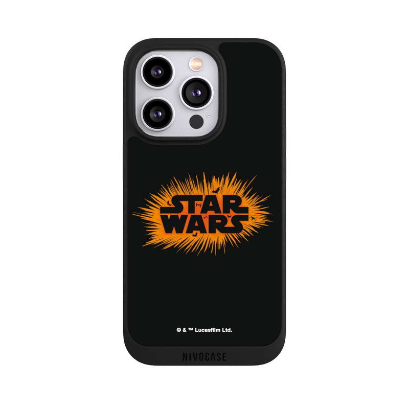 iPhone 14 Pro NIVOpure Star Wars Logo Orange Halloween Explosion