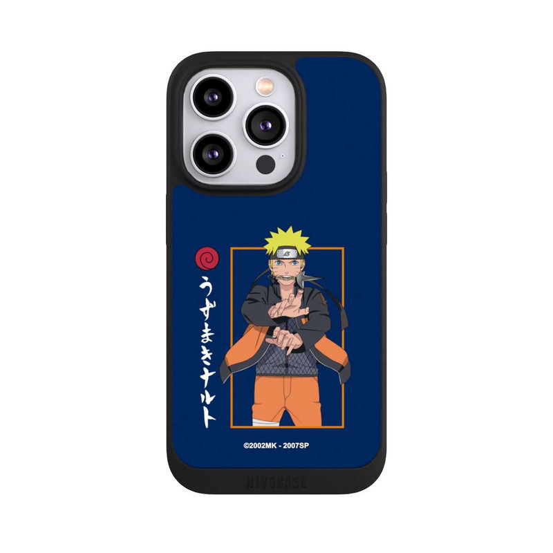 iPhone 14 Pro NIVOpure Naruto Kampfposition Blau