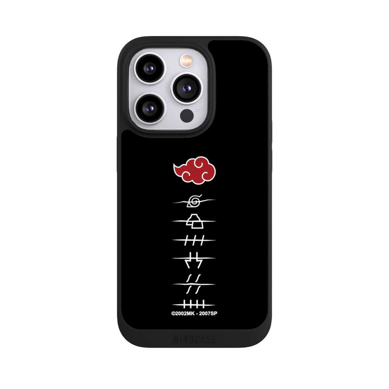 iPhone 14 Pro NIVOpure Akatsuki Member Symbols Black