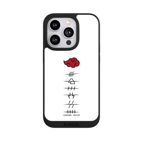 Apple iPhone 14 Pro NIVOpure Akatsuki Mitgliedersymbole Weiß