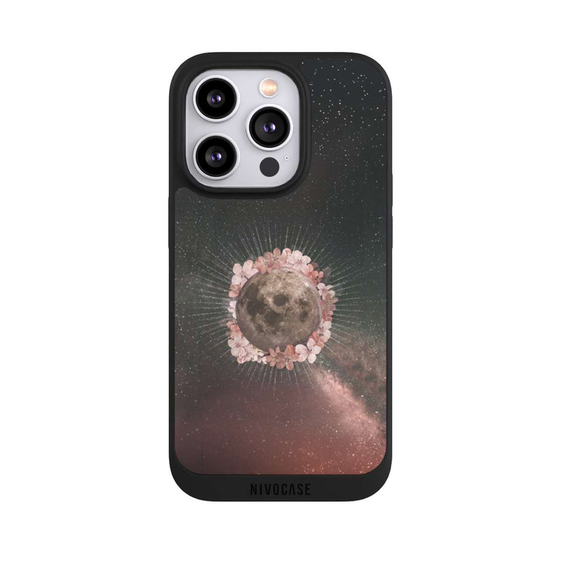 iPhone 14 Pro NIVOpure Blumen und Mondlicht
