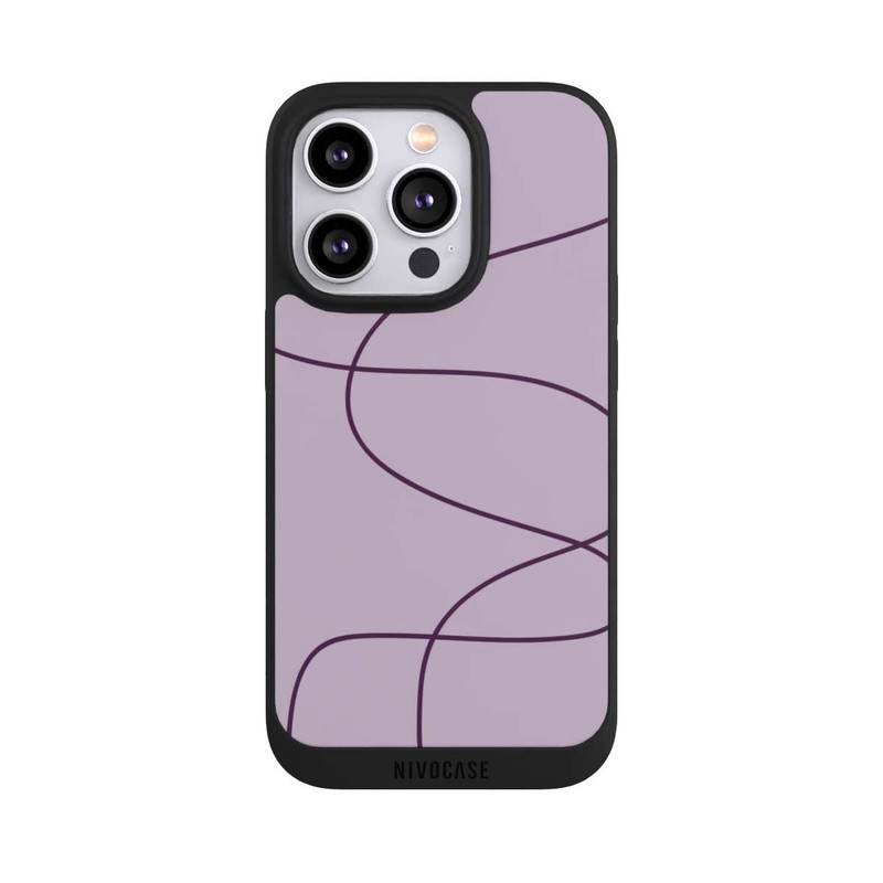 iPhone 14 Pro NIVOpure Purble Slim Lines