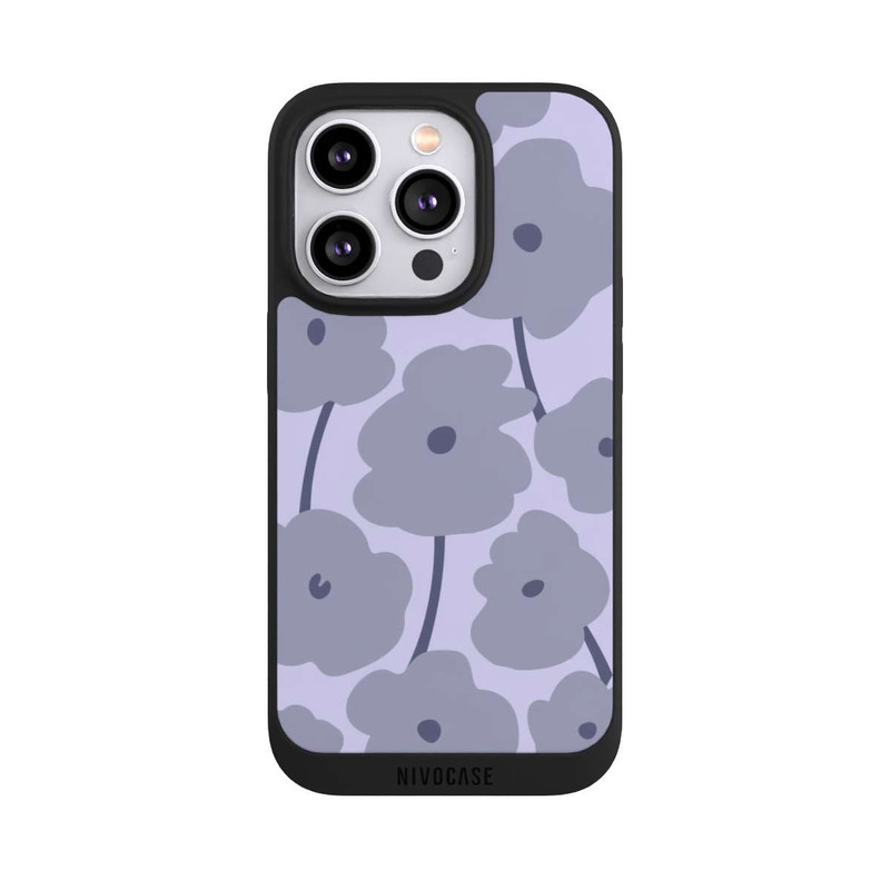 iPhone 14 Pro NIVOpure Minimalistic Flowers Lilac