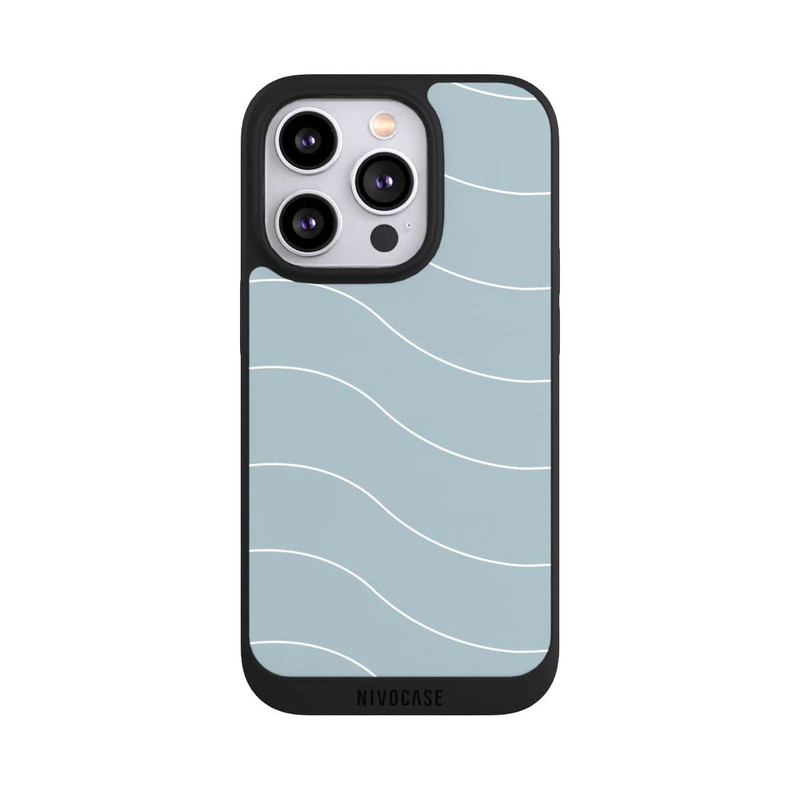 iPhone 14 Pro NIVOpure Trendy Lines White Green