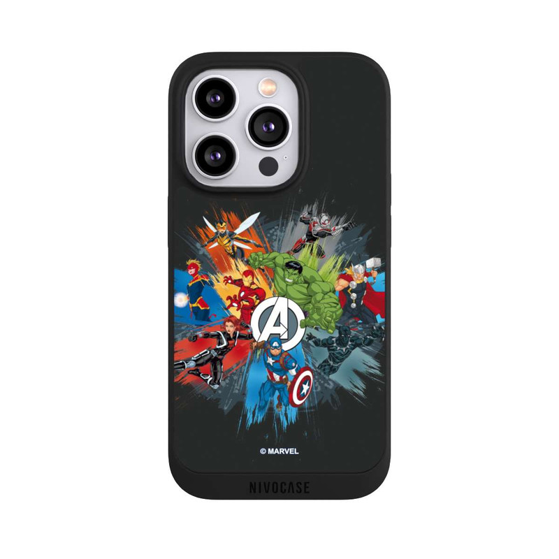 iPhone 14 Pro NIVOpure Marvel's Avengers Black