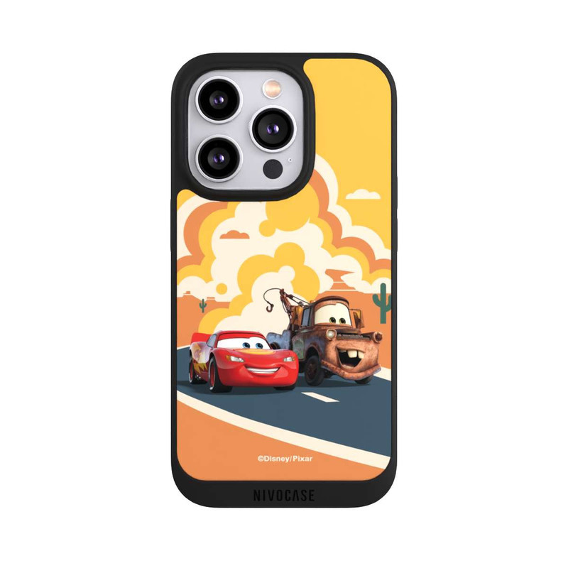 iPhone 14 Pro NIVOpure Disney Cars Lightning McQueen Und Hook on the Road
