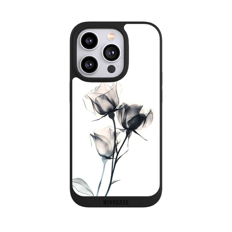 iPhone 14 Pro NIVOpure Schwarze Blume