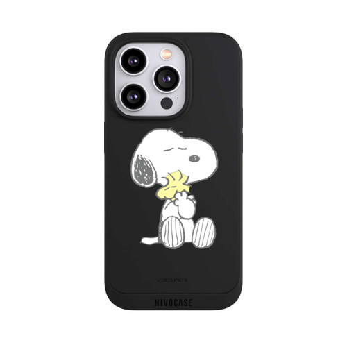 Apple iPhone 14 Pro NIVOpure Transparent Snoopy And Woodstock Cuddling 