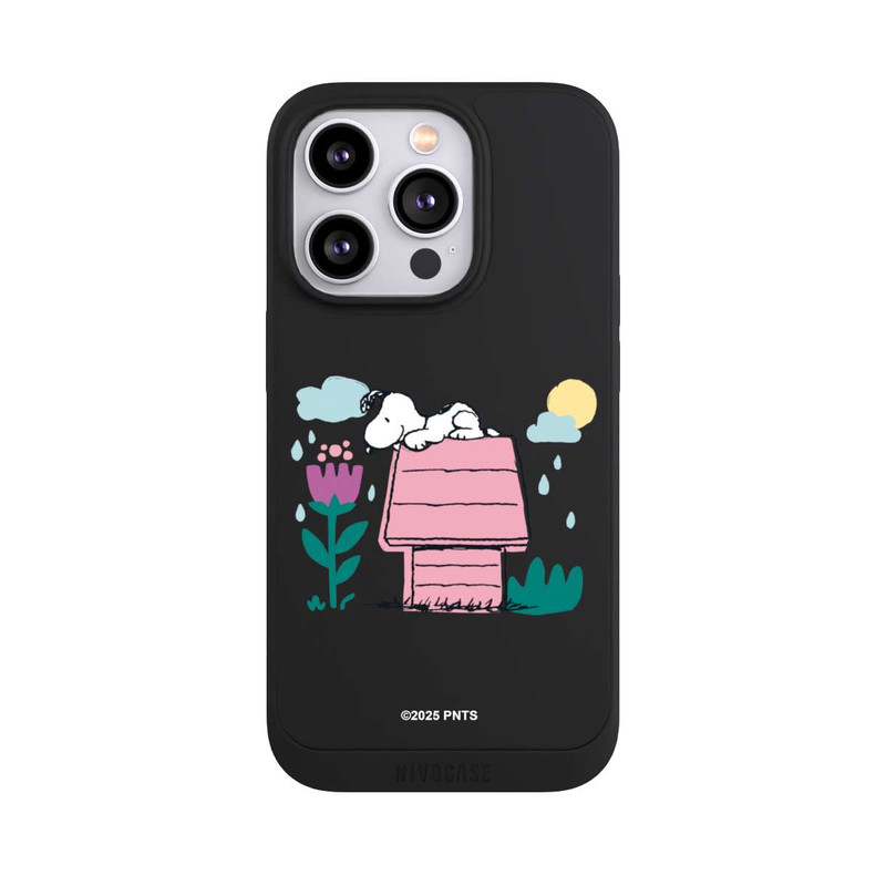 iPhone 14 Pro NIVOpure Snoopy Hundehütte Frühling transparent