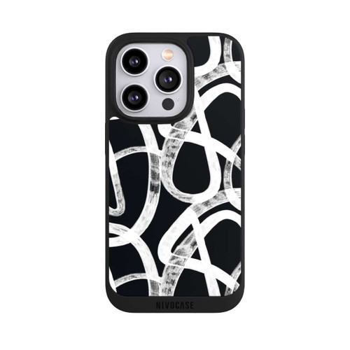 Apple iPhone 14 Pro NIVOpure Doodles Black and White