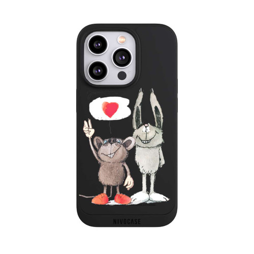Apple iPhone 14 Pro NIVOpure Maus und Hase Transparent