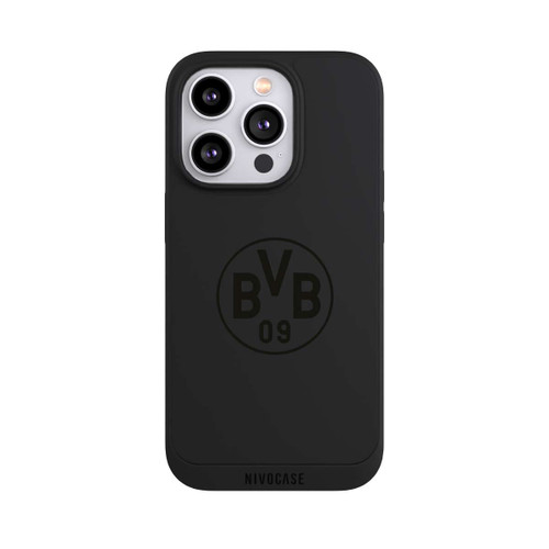 Apple iPhone 14 Pro NIVOpure BVB Logo Schwarz Transparent