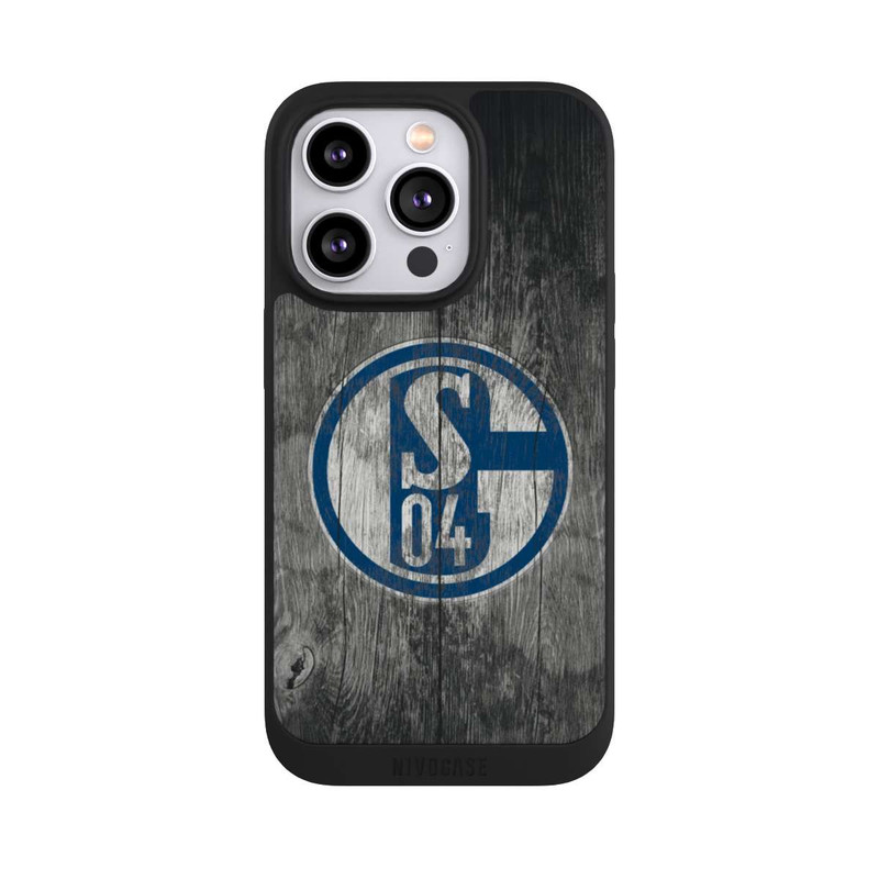 iPhone 14 Pro NIVOpure Schalke 04 Holz Look