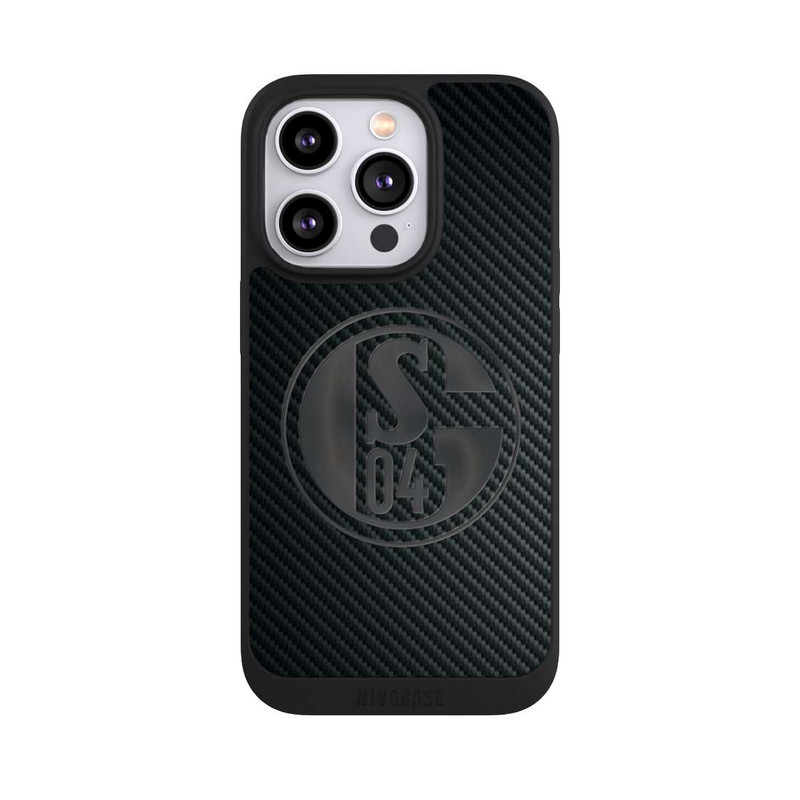 iPhone 14 Pro NIVOpure Schalke 04 Carbon Look