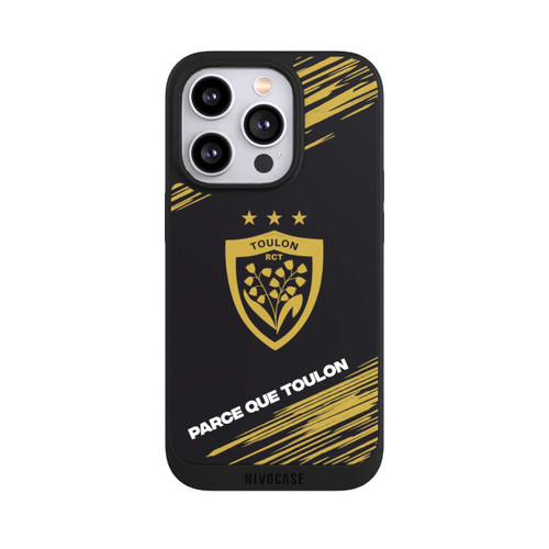 Apple iPhone 14 Pro NIVOpure RCT Logo Monochrome Doré