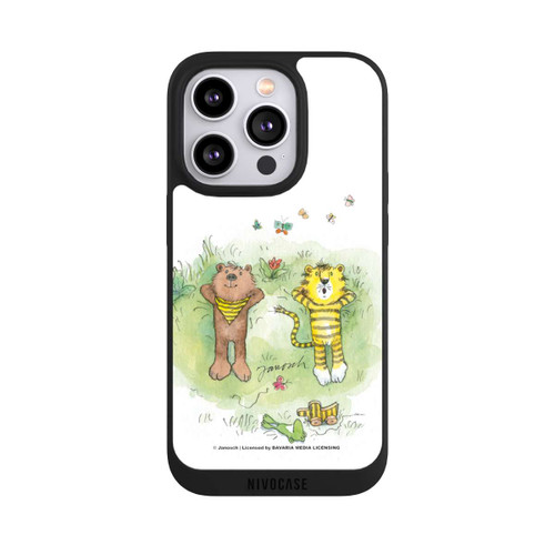 Apple iPhone 14 Pro NIVOpure Bär und Tiger Blumenwiese