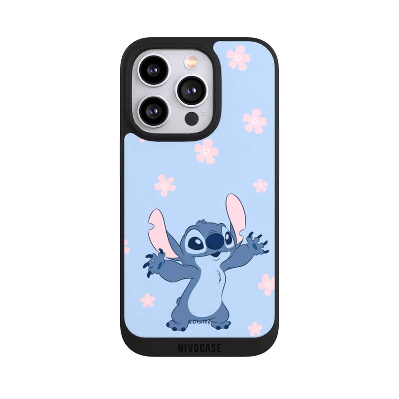 iPhone 14 Pro NIVOpure Stitch Pastel Flowers Blue