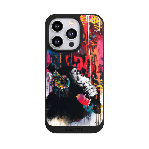 Apple iPhone 14 Pro NIVOpure Chimp Blue Streetart